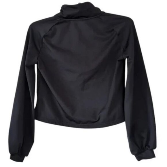 Diadora black vibe tech crop pullover size M - Picture 3 of 4